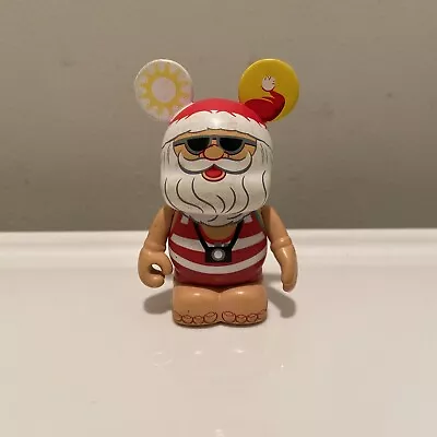 DISNEY Vinylmation 3  Park Series 12  Winter Summerland Santa Preowned • $5.50