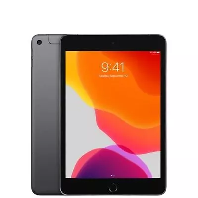 Apple IPad Mini 5th Gen A2124 64GB Tablet WiFi/4G Unlocked Space Grey EXCELLENT. • £231.98