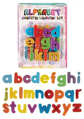 Magnetic Letters Alphabetic Fridge Magnets Full Alphabet A-Z Lower Case 4cm • £3.69