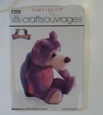 Vintage Firffels Stuffed Animal Sewing Pattern BERTLE Cut  • $5.90
