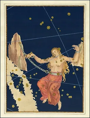 1603 Zodiac Constellation Illustration Astrology Astronomy Antique Decor Poster • $45