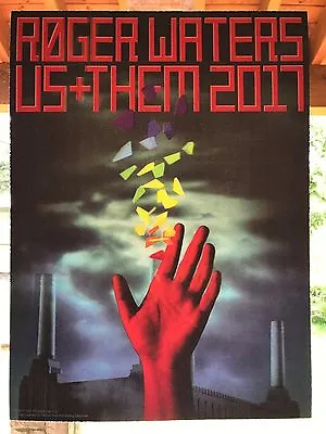 $159.99 • Buy Roger Waters Pink Floyd Us & Them 2017 Limited Ed Lenticular Tour Concert Poster