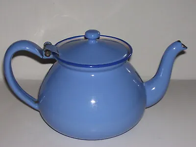 $19.99 • Buy Vintage Blue Enamel Tea Pot