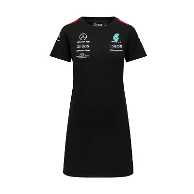 Mercedes AMG Petronas F1 Official Team Women's Dress Black 2023 Free UK Shipping • $37.29