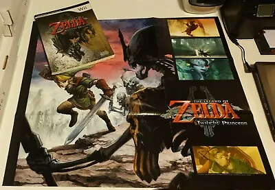 Zelda: Twilight Princess Official Players Guide With Poster (Future Press 2006) • £24.99