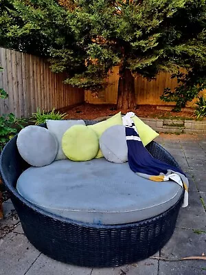 $299 • Buy Outdoor Lounge Setting Patio Furniture Sofa Wicker Garden Rattan Day Bed...