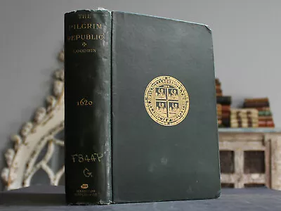 Rare Antique Old Book The Pilgrim Republic 1895 Illustrated Maps Scarce History • $94.49