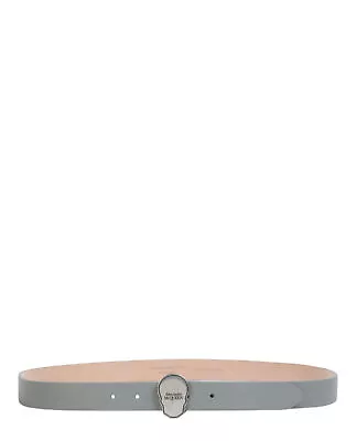 Alexander McQueen Mens Skull Tag Leather Belt • $170.99