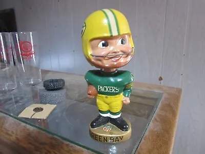 1967 NFL Green Bay Packers Bobble Head Nodder Sport Specialties Label Japan Vtg • $189.99