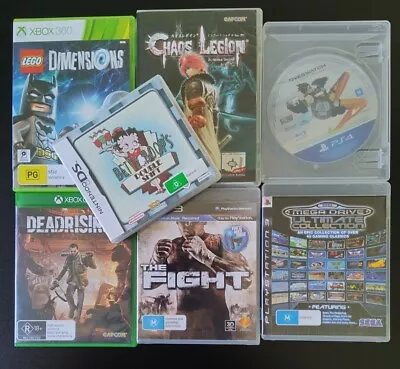 Collection Of Video Games: Nintendo DS Xbox Xbox 360 PS3 PS4 • $49.95