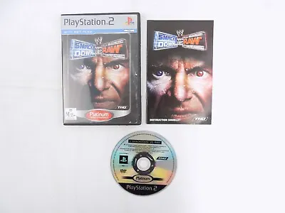 Mint Disc Playstation 2 Ps2 Platinum WWE Smackdown Vs. Raw - Inc Manual Free ... • $14.90
