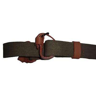 WWII Mosin-Nagant Russian Rifle Sling W/Pure Leather Dog Collars Y667 • $21.15