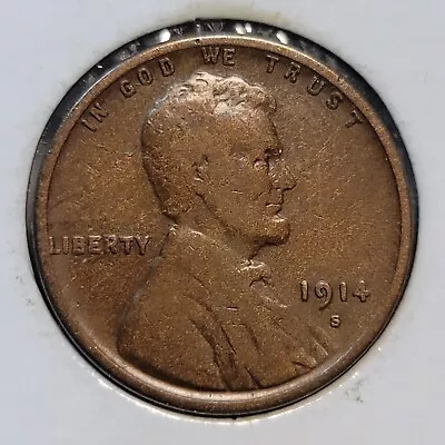1914 S San Francisco LINCOLN CENT 11099 • $20.95