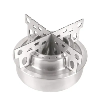 Outdoor Portable Camping Mini Alcohol Stove Cooking Burner With Cross Stand • $13.69