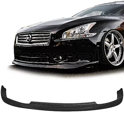 [SASA] Made For 2009-2015 Nissan Maxima 4-Door GTS PU Front Bumper Lip Splitter • $126