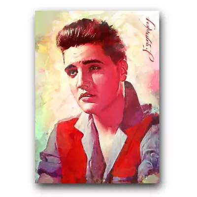 Elvis Presley #42 Art Card Limited 13/50 Edward Vela Signed (Music -) • $4.99