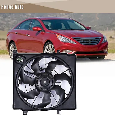 Cooling Fan Assembly Electric For 2011-2013 Hyundai Sonata Kia Optima 2.0L • $64.99