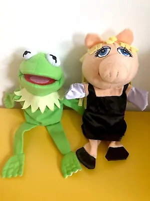 Kermit Miss Piggy The Muppets Plush Hand Puppet Toy RARE Albert Heijn Bundle Set • £69.99