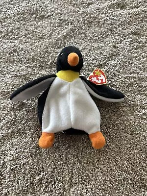 TY Beanie Baby - WADDLE The Penguin - MWMTs Stuffed Animal Toy • $6