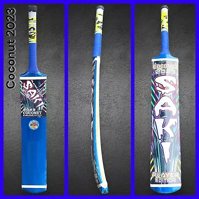 Saki Coconut Tapeball Professional Cricket Bat • £54.99