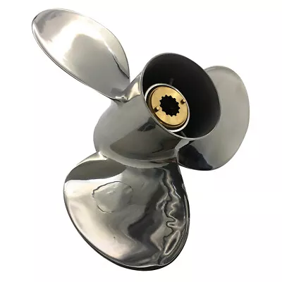 Propeller 10 3/8x13 For Mercury 25HP-70HP Stainless Steel Prop 13 Tooth  • $155