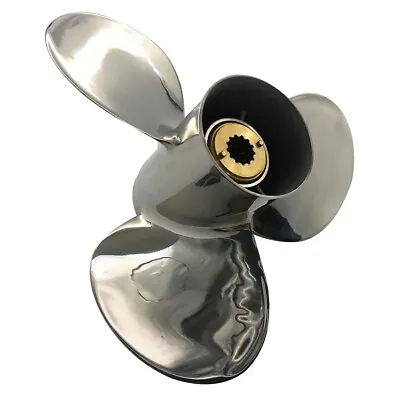 Propeller 10 3/8x14 For Mercury 25-70HP Stainless Steel Prop 13 Tooth 10.4X14 • $168