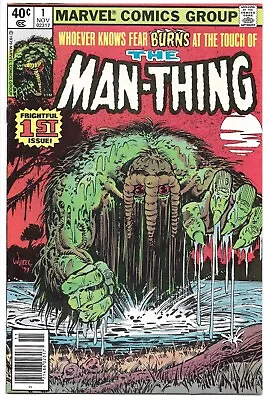 The Man-thing #1 (1979) Vf/nm 9.0 Frightful First! Newsstand! Bronze Age Marvel! • $74.99