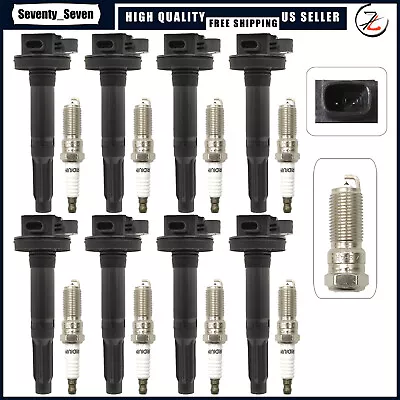 8pcs Ignition Coil & Spark Plug For 2011-2016 Ford F-150 Mustang 5.0L • $115