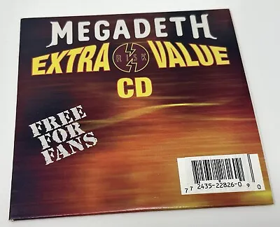 Megadeth Extra Value CD Compilation Of Various Artists • $6.99