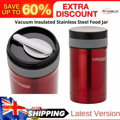 $24.16 • Buy THERMOS 500ml Stainless Steel Vacuum Insulated Food Jar With Spoon Double Wall