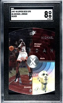 1997-98 SPx -  #6 Michael Jordan SGC 8 • $42.50