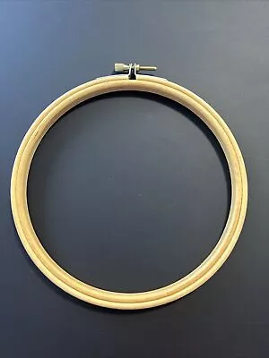 Bamboo Embroidery Hoop 6” Cross Stitch Frame Round Loop NeedleCraft Sewing Tool • £4.99