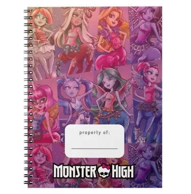 NEW Monster High Notebook - 80 Pages - 6.5” X 8.5” ***1 Notebook Per Order*** • $29.99