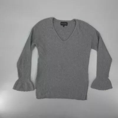 Michael Stars Sweater Womens Medium Gray Lightweight Pullover Casual * • $4.99
