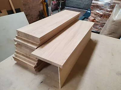 £67.99 • Buy Solid Wood Oak Timber Stair Cladding 1000mm, Wooden Staircase Tread