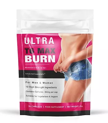  60 T6 Max Burn Slimming Weight Loss Fat Burners Very Strong Diet Pills Tablets  • £5.99