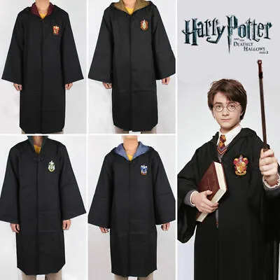 Harry Potter Gryffindor Ravenclaw Slytherin Robe Cloak Adult Kid Cosplay Costume • $34.89