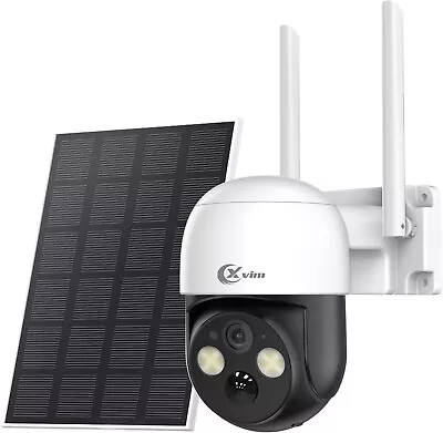 4MP Wireless WiFi  Solar Camera 2.5K Solar Powered WiFi Security Camera System • $45.98