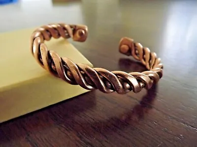 Pure Copper Bracelet - Heavy 40 Gr Copper Men Women Arthritis Therapy • $13.95