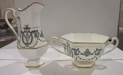 Minton H2581 Sugar & Creamer Garland & Urns Ca 1920 • $9.99