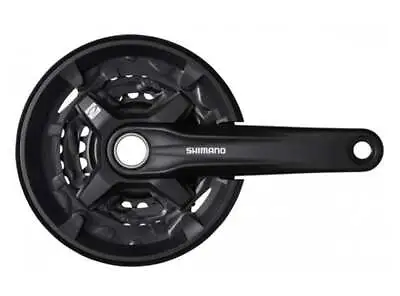 Shimano MT210-3 9 Spd Crankset - Black • $34.99