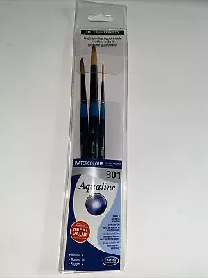 Daler Rowney Aquafine Watercolour Brush Pack Set 301 Brand New £7 • £7