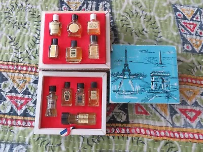 Vintage PARFUMS DE FRANCE.. Boxed SET Of 11 MINIATURES • $12.98