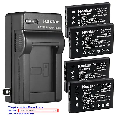 Kastar Battery Wall Charger For Universal Remote Control URC MX 880 As NP-60 • $14.49