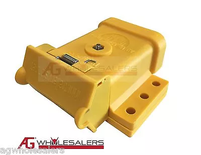 $14 • Buy Yellow Anderson Plug Mounting Kit 50a  Mount Cover Dust Cap External Trailer