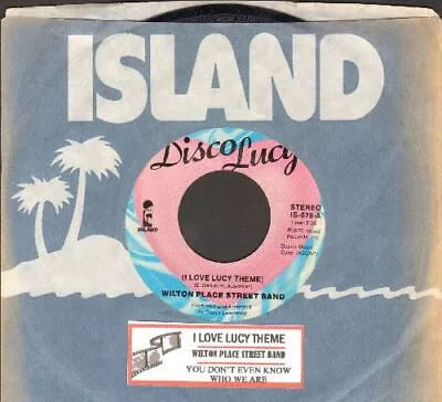 Wilton Place Street Band - I Love Lucy Theme Island 78 Vinyl 45 Rpm Record • $17.40