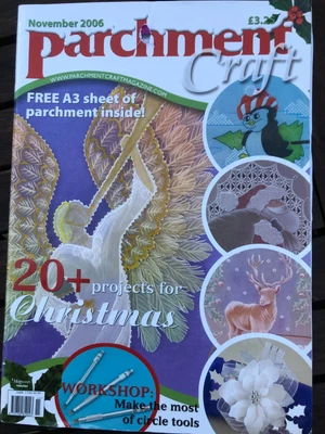 £2.50 • Buy Parchment Craft Magazine November 2006 Christmas Projects Angel, Deer, Penguin