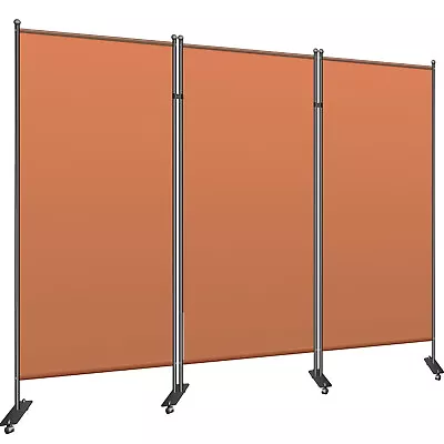 VEVOR Office Partition Room Divider Wall 102  X 71 /216  X 72  3-Panel Privacy • $65.99