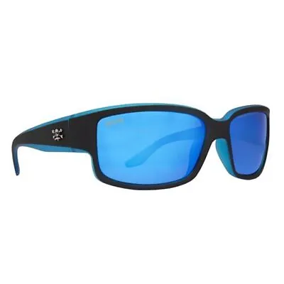 Calcutta BBS1BM Matte Black Blackjack Sunglasses W / Blue Backspray Frame  Blu • $18.58