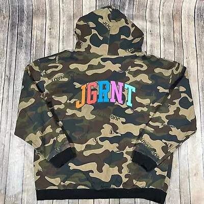 JGRNT Jugrnaut Chicago Camo Hoodie Sweatshirt 3XL Men Green Pullover Embroidered • $34.97